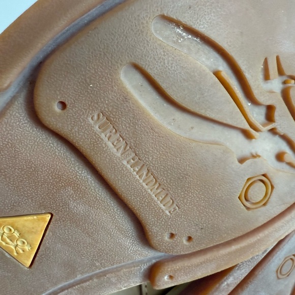 Tan and Brown Lace Up Boots with Sturdy Sole - Picture 8 of 15